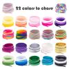 Booyckiy Flat Colorful Fashion Shoelaces, 5/16" Rainbow Stripe Shoe Laces for Sneakers Gem Rainbow 31inch (80cm) view 2