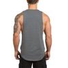 XUETON Mens Gym Muscle Tank Short Sleeve Cut Bodybuilding Tranining Fitness Athletic Tops Casual Fitted Tanks(Grey,XX-Large) view 2