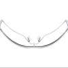 Vonxyz Rubber Kits Replacement for Oakley Probation Sunglass - White view 4