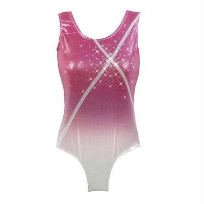 LIUHUO Gymnastics Leotards Girls Shiny Metallic Fabric Women Gmnastics Costumes Rhinestones