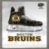 Trends International NHL Boston Bruins - Drip Skate 20 Wall Poster, 22.375" x 34", Barnwood Framed Version view 1