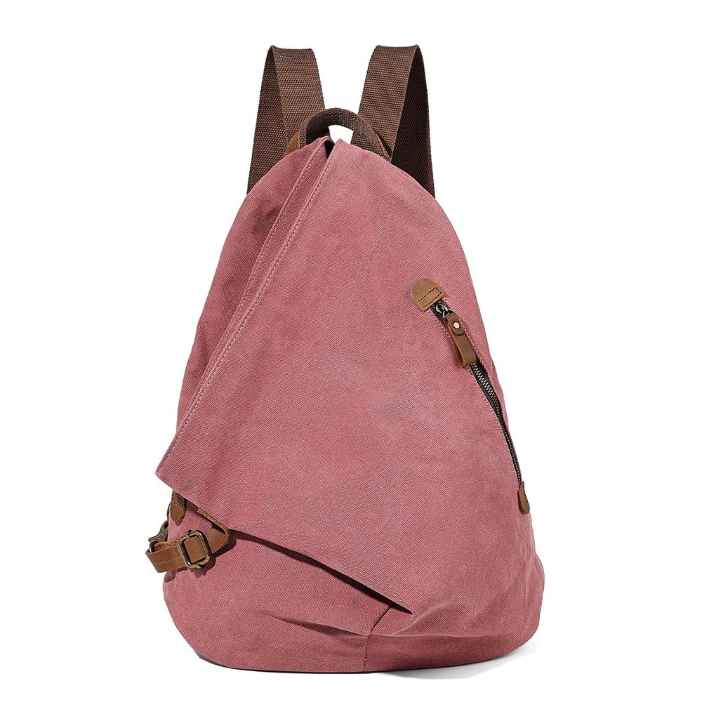 KL928 Canvas Vintage Backpack  Large Casual Daypack Outdoor Travel Rucksack Hiking Backpacks for Men Women