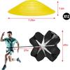 Pro Speed & Agility Training SetIncludes 12 Rung 20ft Adjustable Agility Ladder with Carrying Bag, 12 Disc Cones, 4 Steel Stakes, 1 Resistance Parachute, Use Equipment to Improve Footwork Any Sport view 3