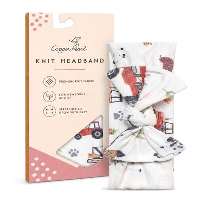 Copper Pearl Baby Bows: Soft and Stretchy Headbands for Baby Girls, Newborn and Toddler Hair Bows and Accessories, Stylish Bow Headband, Jo