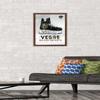 Trends International NHL Vegas Golden Knights - Drip Skate 20 Wall Poster, 14.725" x 22.375", Mahogany Framed Version view 2