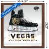 Trends International NHL Vegas Golden Knights - Drip Skate 20 Wall Poster, 14.725" x 22.375", Mahogany Framed Version view 3