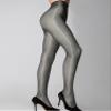 Cecilia de Rafael Women's Eterno Super Lucido Shiny Tights in Te with Smooth Finish - Nylon & Spandex - Medium view 4