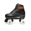 Adult Roller Skates High Top Indoor Outdoor Quad Skates Black 12 M US Women view 2