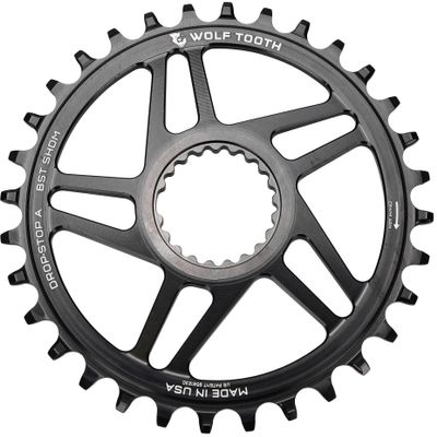 WOLF TOOTH 32T CHAINRING 32T BLACK DM SHIMANO BOOST DROP STOP A 3mm OFFSET