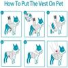 ALL FOR PAWS Clam Paws Calm Paws Anti Anxiety Dog Vest, Small, 4.096 kg view 4