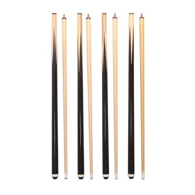 Phantasilet Pool Sticks 2-Piece 58 Inch Wooden Billiard Cue Hard Wood Pool Cues 19-21 oz Economic Cues Good for House and Bar Use American Pool Game Practice Cues for Begginer Starters, Set of 4