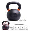 Kettlebells AGYH Cast Iron, Black Heavy-Duty Strength Training Fitness Equipment, Feel Comfortable 4kg/6kg/ 8kg/10kg/12kg/14kg/16kg/18kg/20kg/24kg/ 28kg (Size : 28kg/61.7lb) view 4