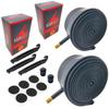 26 X 2.125 Bicycle Tube 26 X 2.125/1.95/1.75-2 Pack with W/Bike Tire Levers & Repair Patches. The LLH2K Bicycle Tube 26 X 2.125 Thorn Proof Made Just for Mountain and Hybrid Bikes! view 1