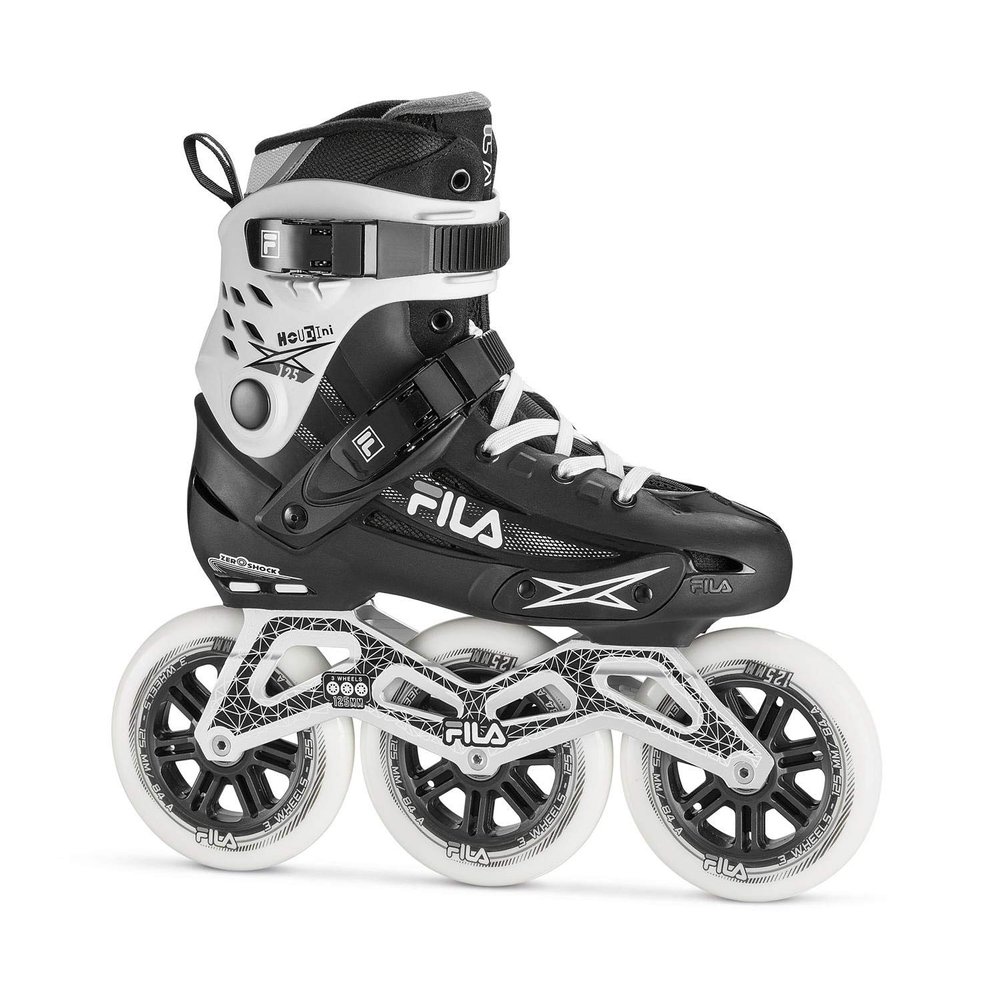 FILA SKATES 010620077 Houdini 125 Inline Skate Unisex Black/White Size 9