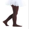 EVERSWE Girls Semi Opaque Footed Tights, Microfiber Tights (2-4, Brown) view 1