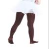 EVERSWE Girls Semi Opaque Footed Tights, Microfiber Tights (11-13, Brown) view 2