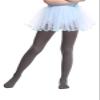 EVERSWE Girls Semi Opaque Footed Tights, Microfiber Tights (11-13, Grey) view 3
