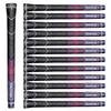 Geoleap Golf Grips Set of 13- Cord Rubber Compound Material, Hybrid Golf Club Grips, All Weather Performance. (Navy Blue Red, Midsize) view 1
