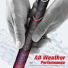 Geoleap Golf Grips Set of 13- Cord Rubber Compound Material, Hybrid Golf Club Grips, All Weather Performance. (Navy Blue Red, Midsize) view 3