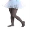 EVERSWE Girls Semi Opaque Footed Tights, Microfiber Tights (8-10, Grey) view 2