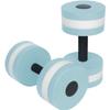 Trademark Innovations Aquatic Exercise Dumbells - Set of 2 Foam - for Water Aerobics (Light Blue) view 1