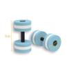 Trademark Innovations Aquatic Exercise Dumbells - Set of 2 Foam - for Water Aerobics (Light Blue) view 2
