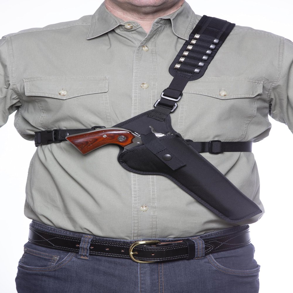 Diamond D Outdoors - Denali Chest Holster for Revolver up to 6  Barrel
