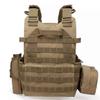 Sentry 2.0 Tactical PALS Molle Airsoft Paintball Vest with Side Cummerbund, Mil Spec 1000D Modular w/Triple Mag Pouch, IFAK (Coyote Brown) view 2