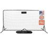 Soccer Rebounder Net Feet Practice Soccer Training Equipment | Portable, Easy Assembly, Steel Frame | Perfect for Practicing Backyard Volley, Solo Training,Kickback, Passing, Pitchback (12x6 Feet) view 1