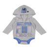 STAR WARS Darth Vader R2-D2 Chewbacca Newborn Baby Boys 3 Pack Bodysuits White/Brown/Black 6-9 Months view 3