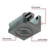 Spartan Mount Compatible with Mossberg 88, 500, 590 Shotgun Display Storage Organization System | Unique Low Profile Design | Gun Safe Wall Room Mounting Solution (12-Gauge, Barrel Points Right) view 3
