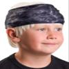 Aqua Design Kids Neck Gaiter: Six Boys Girls Child Sizes: Youth Cooling Camo UPF 50+ Face Mask: Black Water size XL view 2