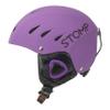 STOMP Ski & Snowboarding Snow Sports Helmet with Build-in Pocket in Ear Pads for Wireless Drop-in Headphone (Matte Purple, Small) view 1