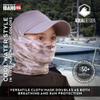 Aqua Design Kids Neck Gaiter: Six Boys Girls Child Sizes: Youth Cooling Camo UPF 50+ Face Mask: Aqua Sky size Small view 3