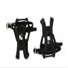 Echelon SPD Compatible Pedals with Toe Cages, Black, Reg view 1