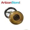 Antique Brass Compass Robert Frost Vintage Poem Engraved Navigation Compass view 4