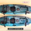AA Products Kayak Storage Wall Mount Racks for Canoe Kayak Paddle Boards Wall Hanging Hooks, Set of 2 view 4