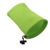 ALLinONE Wholesale Nylon Mesh Drawstring Bag Pouches for Mini Stuff Cellphone Mp3 9x14cm (Green 10 Packs)