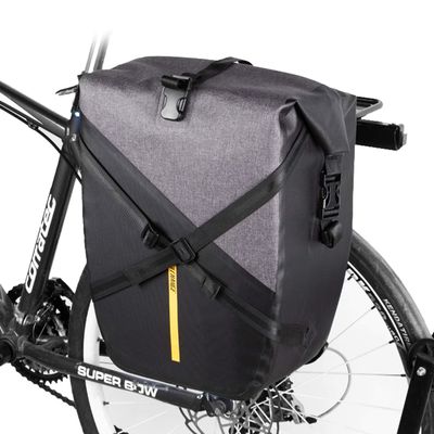 CoolChange Bicycle Bag 27 L Large Capacity Waterproof Bicycle Panniers Bike Rack Trunk Bag (One Pack)