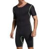 Bakerdani Men's Neoprene Waist Trainer Sauna Suit Body Shaper for Fitness Gym Exercise Training view 4