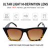 BOJOD Square Cat Eye Sunglasses For Women Fashion Vintage Trendy Cateye Sunglasses For women Leopard view 3