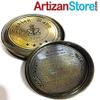 ArtizanStore Brass Compass Antique Indian Navy Gift Compass with Leather Case view 4