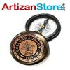 ARTIZANSTORE Brass Compass Engraved with Dollond London 1920 Stamped with Leather Case-Camping Compass-Navigational Compass-Boys Gift view 4