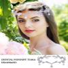 Maitys Halloween Elf Ears with Crown Set Fairy Crown Headpiece Leaf Tiara and Soft Elves Ears for Women Cosplay Costume Party view 4