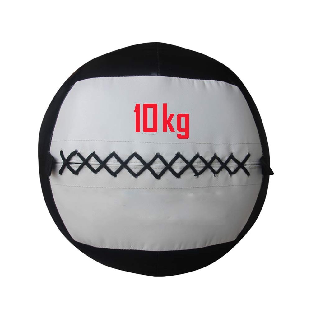Medicine Balls AGYH Medicine BallsSoft, Non-Slip Leather Fitness Ball, Non-Elastic Balance Training Ball for Home and Gym, 4kg/6kg/8kg/10kg/12kg(Size:10kg)