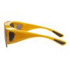 Bestum Driving Glasses Wraparounds Polarized Fitover Sunglasses (Yellow, grey) view 2
