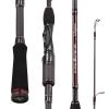 Cadence Vigor Spinning Rod, 30-Ton Carbon Blank, Fuji Reel Seat, Durable Stainless-Steel Guides, 2-Piece Rod with Convenience & Performance, Multiple Actions Available view 1