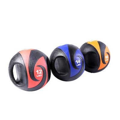 Medicine Balls AGYH Medicine BallsRubber, Home Exercise Fitness Ball, Boxing Training Fitness Equipment, Safe and Non-Slip, Easy to Hold, 6LB/8LB/10LB/12LB(Size:8LB)