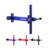Upgraded 6 Inch Archery Recurve Bow Sight, SOOHUPET Accessories T Shape Archery Shooting Target Sight Adjustable Bowsight with Optical Fiber Pin Sight for Target Practice (Blue) view 1