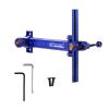 Upgraded 6 Inch Archery Recurve Bow Sight, SOOHUPET Accessories T Shape Archery Shooting Target Sight Adjustable Bowsight with Optical Fiber Pin Sight for Target Practice (Blue) view 3